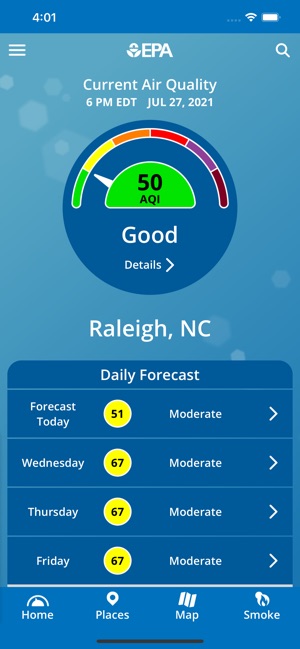 EPA AIRNow screenshot 9 of 25