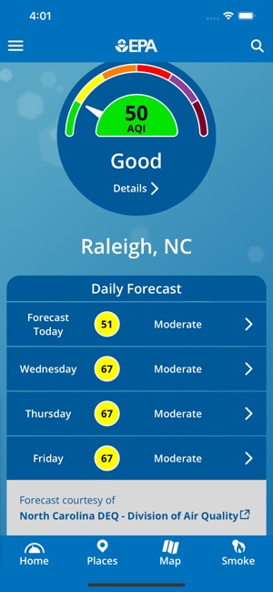 EPA AIRNow screenshot 10 of 25