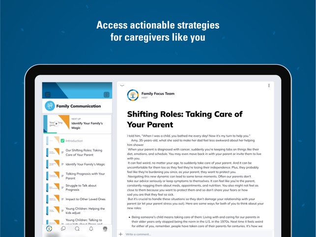 FamilyFOCUS at Dana-Farber screenshot 2 of 6