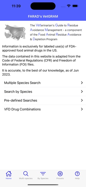 FARAD's VetGRAM screenshot 11 of 44