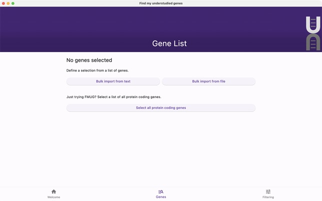 Find My Understudied Genes screenshot 2 of 9
