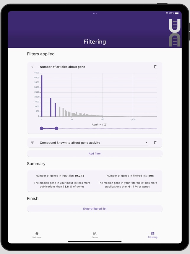 Find My Understudied Genes screenshot 9 of 9
