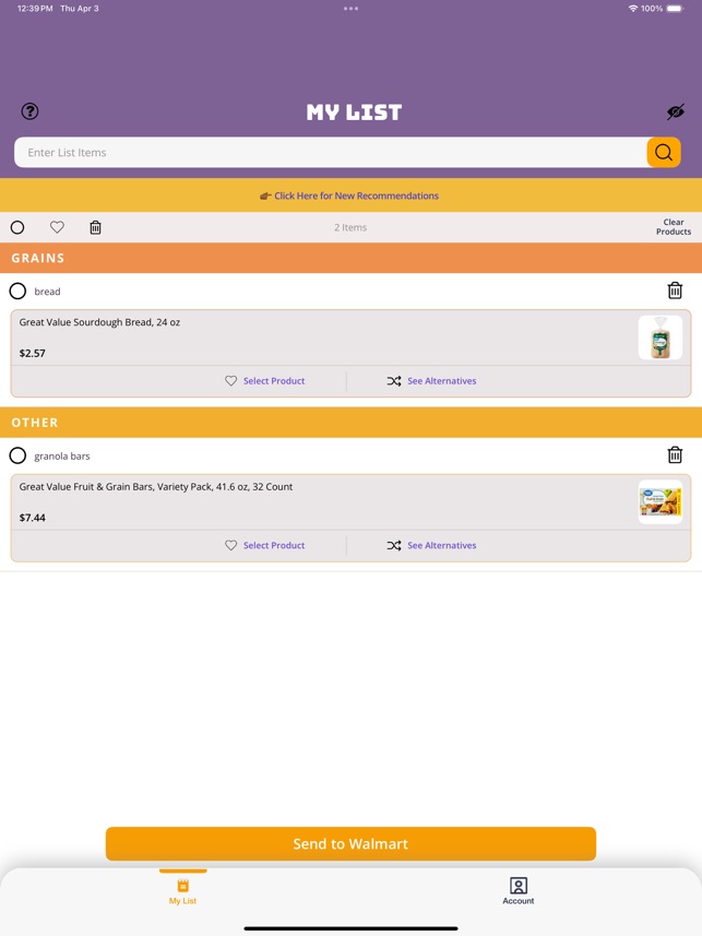 Food Info Network System screenshot 1 of 8
