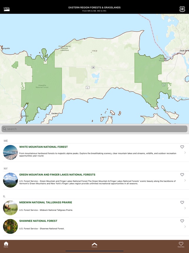 Forest Service Eastern Region screenshot 5 of 20