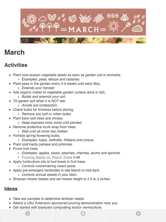 Gardeners Almanac screenshot 3 of 5