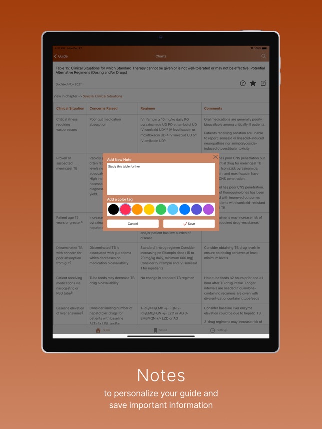 Georgia TB Reference Guide screenshot 4 of 24