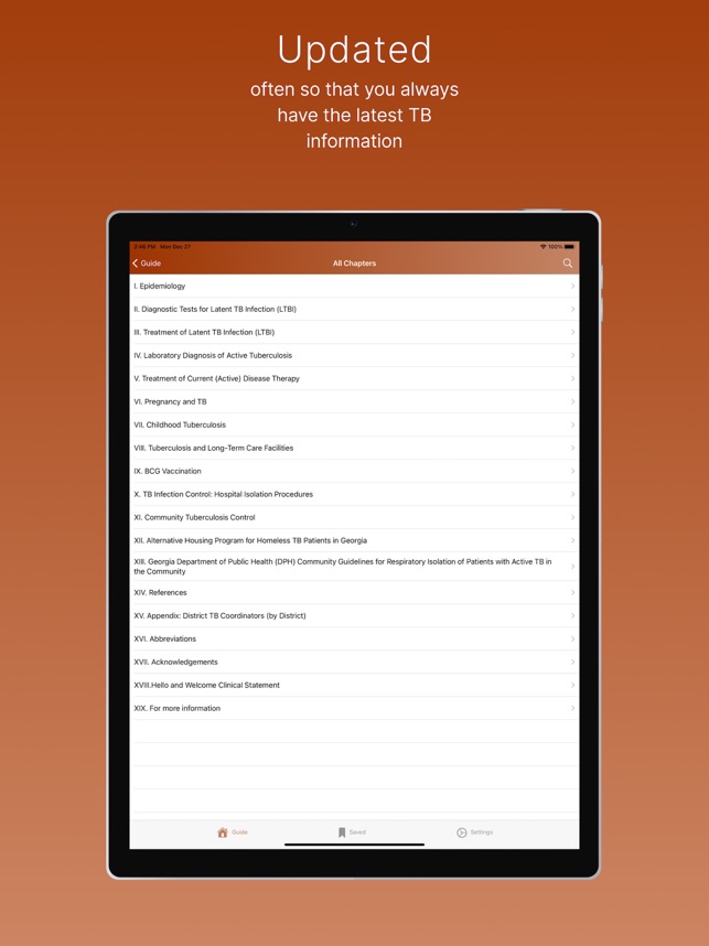 Georgia TB Reference Guide screenshot 7 of 24
