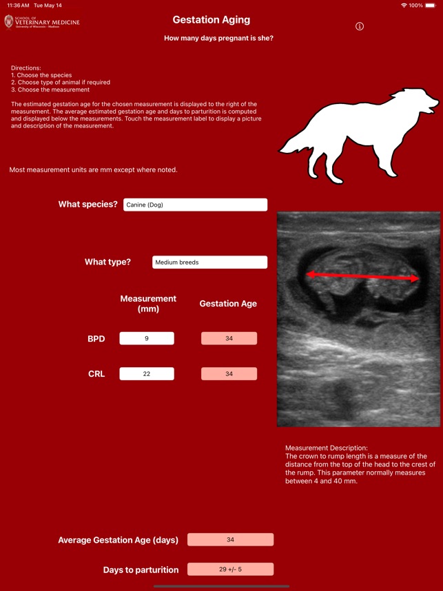 Gestation Aging screenshot 5 of 6