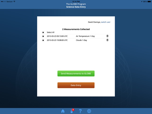 GLOBE Data Entry screenshot 7 of 10