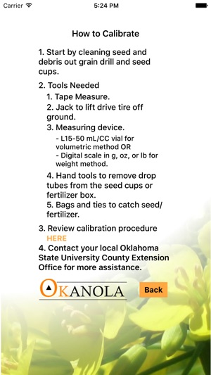 Grain Drill Calibration Calculator screenshot 8 of 8