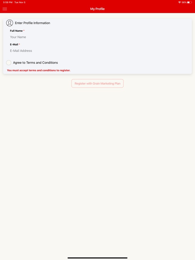 Grain Marketing Plan screenshot 1 of 11