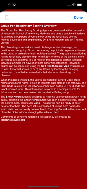 Group Pen Respiratory Scorer screenshot 15 of 20