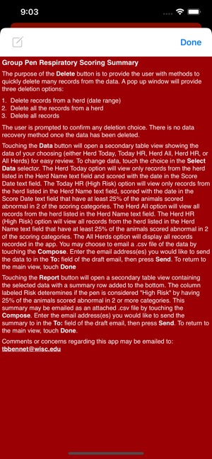 Group Pen Respiratory Scorer screenshot 18 of 20