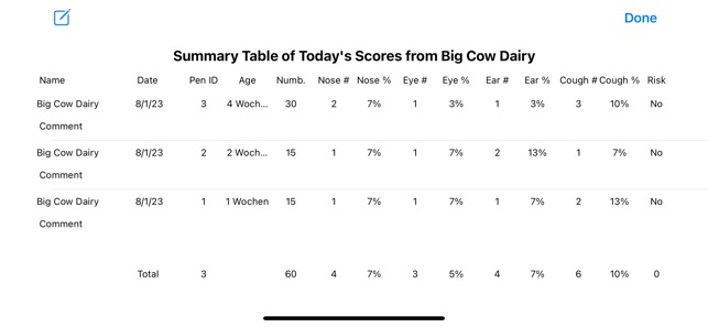 Group Pen Respiratory Scorer screenshot 20 of 20
