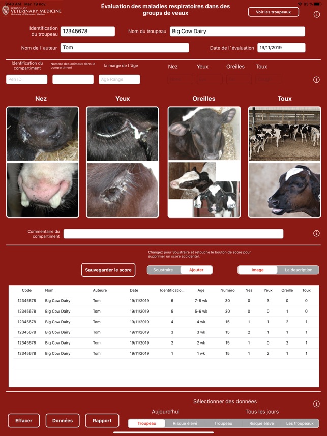 Group Pen Respiratory Scorer screenshot 4 of 20