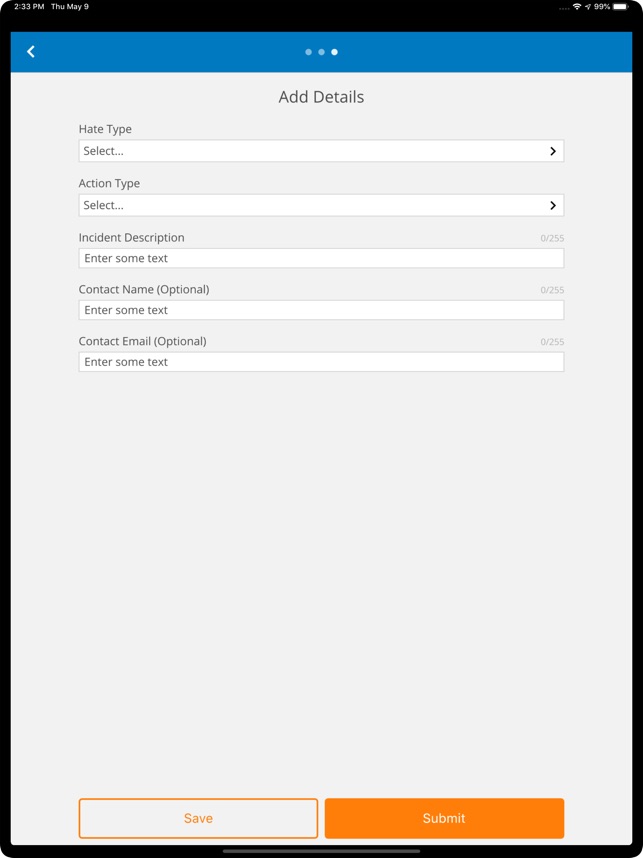 Hate Incident Reporting System screenshot 3 of 8