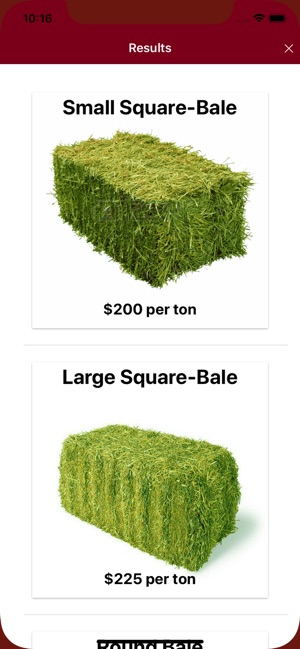 Hay Price Calc screenshot 10 of 10