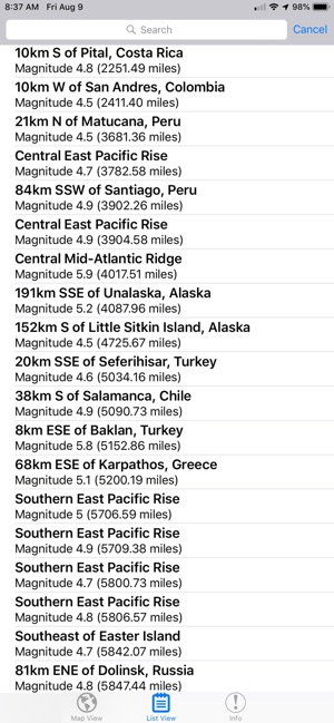 Hazards and Population Mapper screenshot 5 of 10