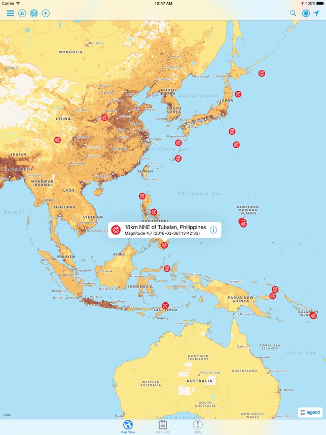 Hazards and Population Mapper screenshot 7 of 10