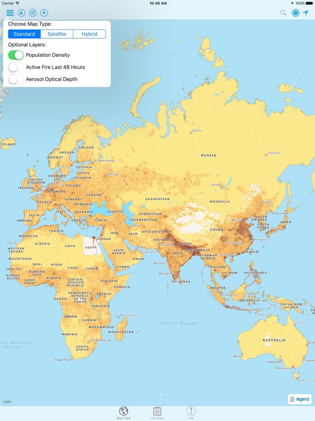Hazards and Population Mapper screenshot 8 of 10
