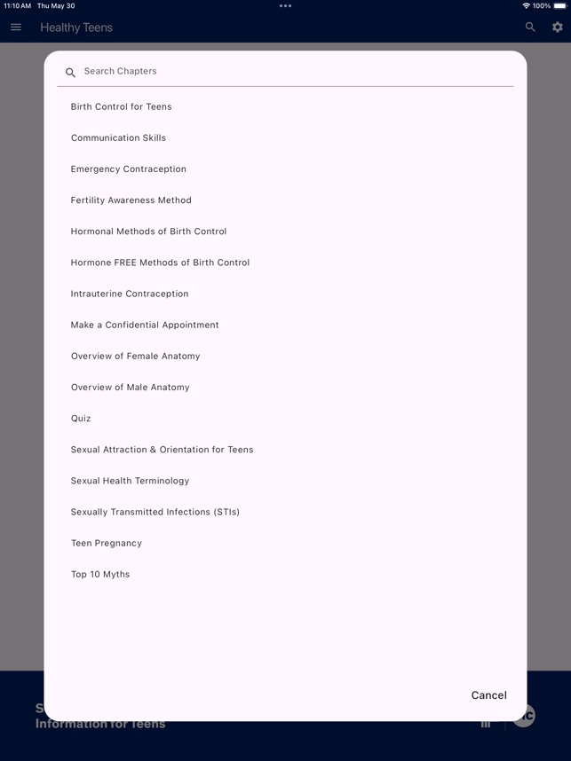 Healthy Teens screenshot 6 of 30