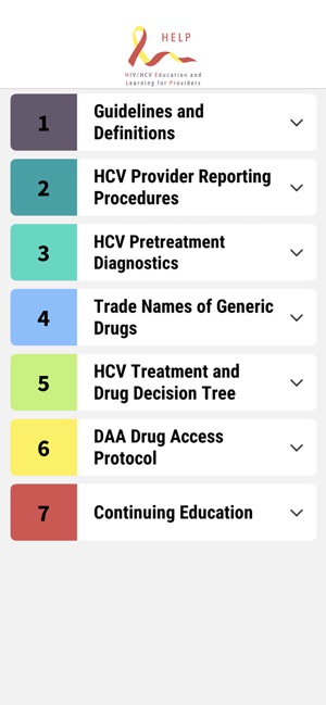 HIV/HCV Provider Education screenshot 2 of 2