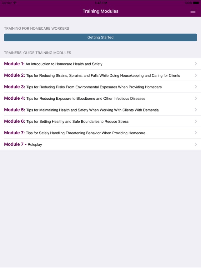 Homecare Safety screenshot 1 of 6