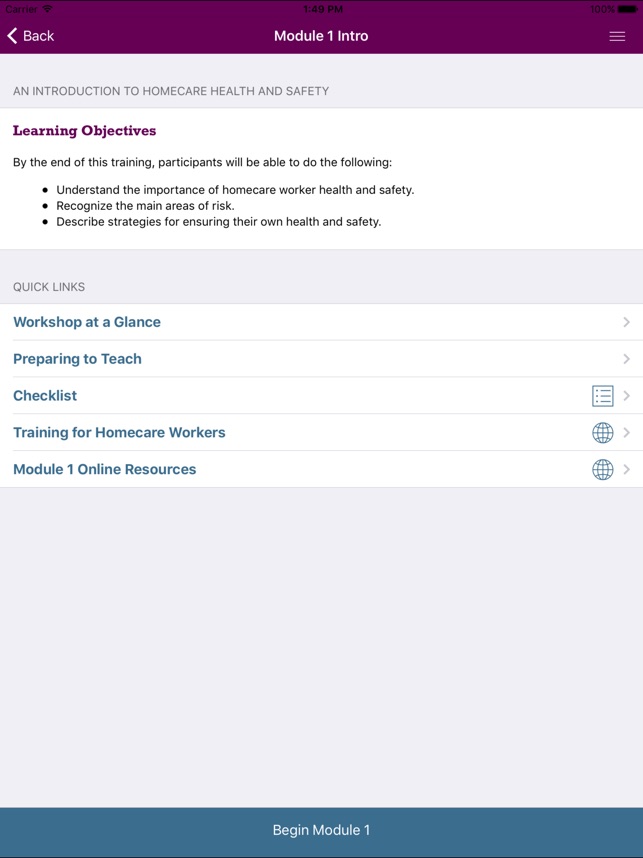 Homecare Safety screenshot 2 of 6