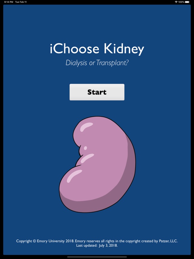 iChoose Kidney - Educational screenshot 1 of 10