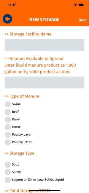 Illinois Manure Calculator screenshot 2 of 3