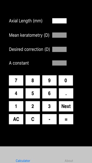 IOL-Calculator screenshot 1 of 2