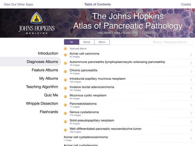 Johns Hopkins Atlas of Pancreatic Pathology screenshot 1 of 5