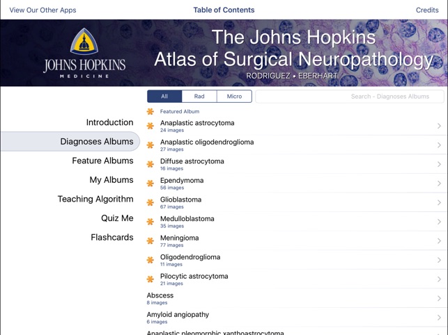 Johns Hopkins Atlas of Surgical Neuropathology screenshot 1 of 5
