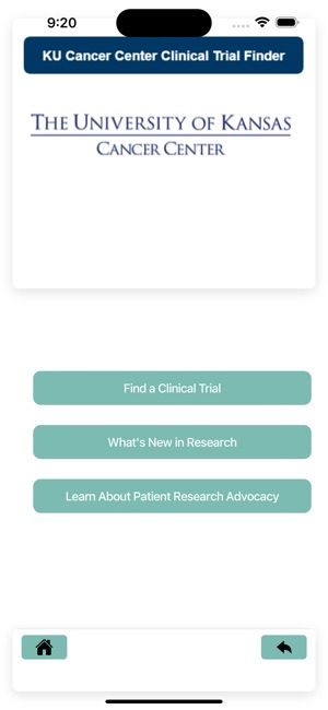 KUCC Clinical Trial Finder screenshot 2 of 16