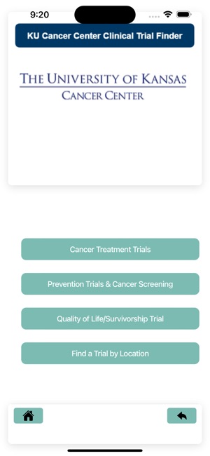 KUCC Clinical Trial Finder screenshot 3 of 16