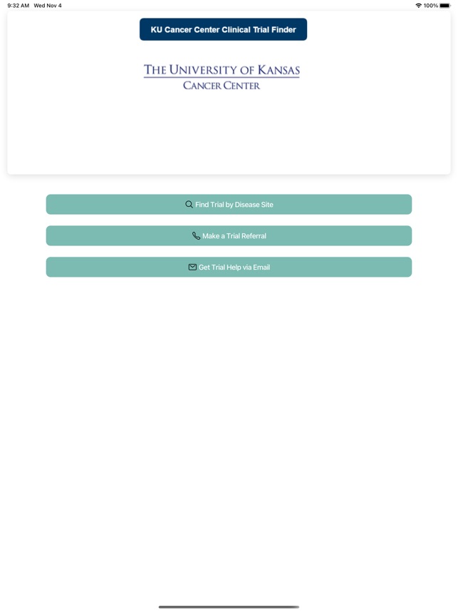 KUCC Clinical Trial Finder screenshot 5 of 16