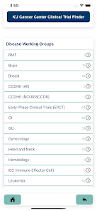 KUCC Clinical Trial Finder screenshot 10 of 16