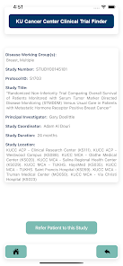 KUCC Clinical Trial Finder screenshot 12 of 16