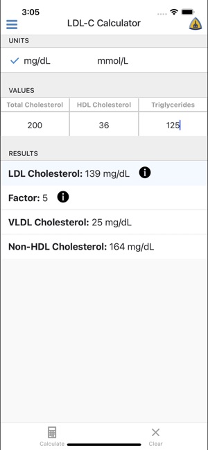 LDL Cholesterol Calculator screenshot 2 of 6