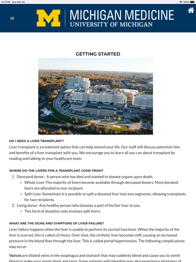 Liver Transplant Education screenshot 1 of 9