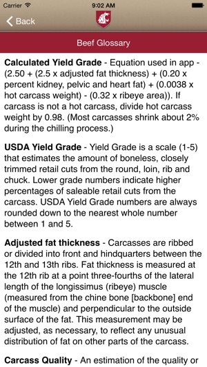 Livestock Carcass Calculator screenshot 5 of 5
