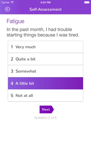 Living Life:  Self-assessment screenshot 8 of 10