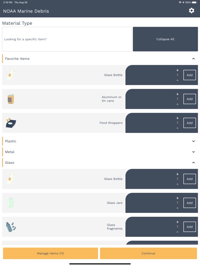 Marine Debris Tracker screenshot 3 of 17