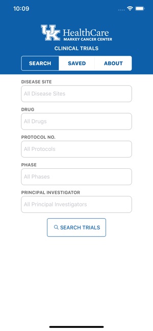 Markey Cancer Clinical Trials screenshot 5 of 8