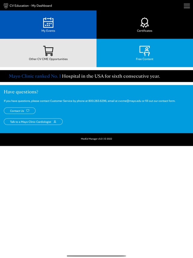 Mayo Clinic Cardiovascular CME screenshot 2 of 24