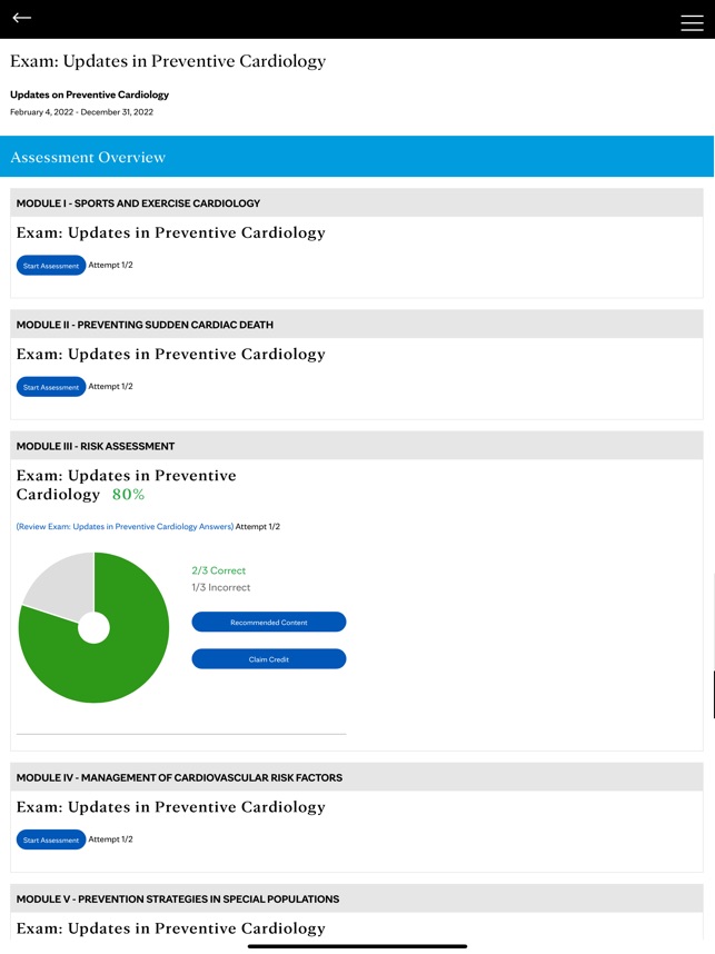 Mayo Clinic Cardiovascular CME screenshot 8 of 24