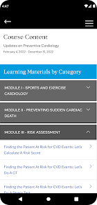 Mayo Clinic Cardiovascular CME screenshot 21 of 24