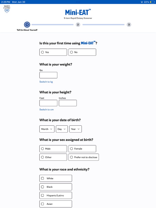 Mayo Clinic Mini-EAT screenshot 4 of 20