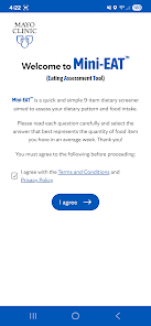 Mayo Clinic Mini-EAT screenshot 17 of 20
