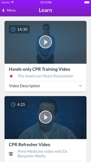 myCPRtrainer screenshot 7 of 8